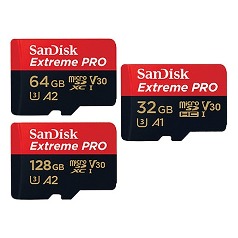 128GB, Extreme Pro microSDXC, 아댑터포함, SDSQXCD-128G-GN6MA -SanDisk